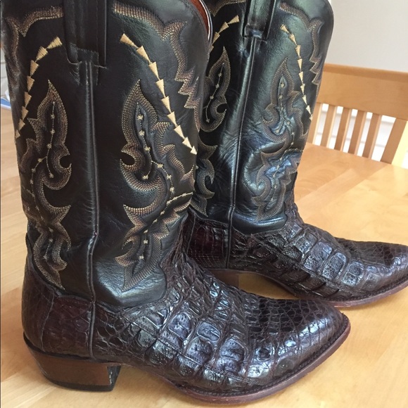 crocodile western boots